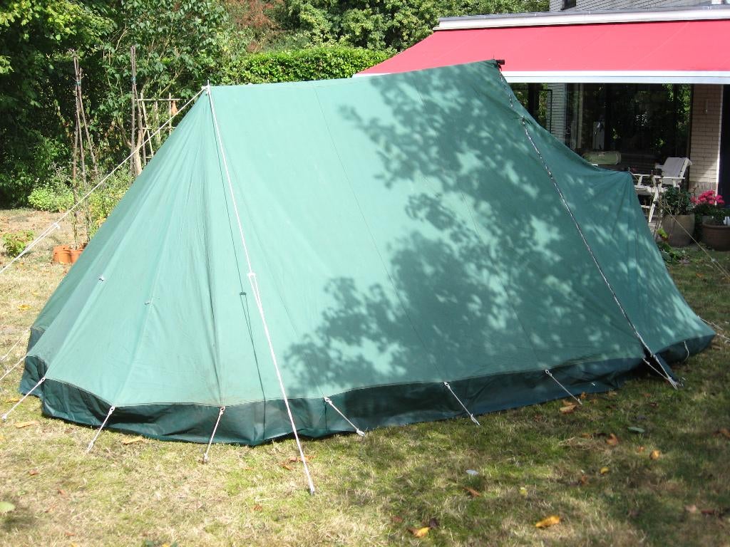 Grote vintage tent Cabanon Apache Explorer 400 + uitbreiding, Ophalen of Verzenden, Gebruikt, Tot en met 6