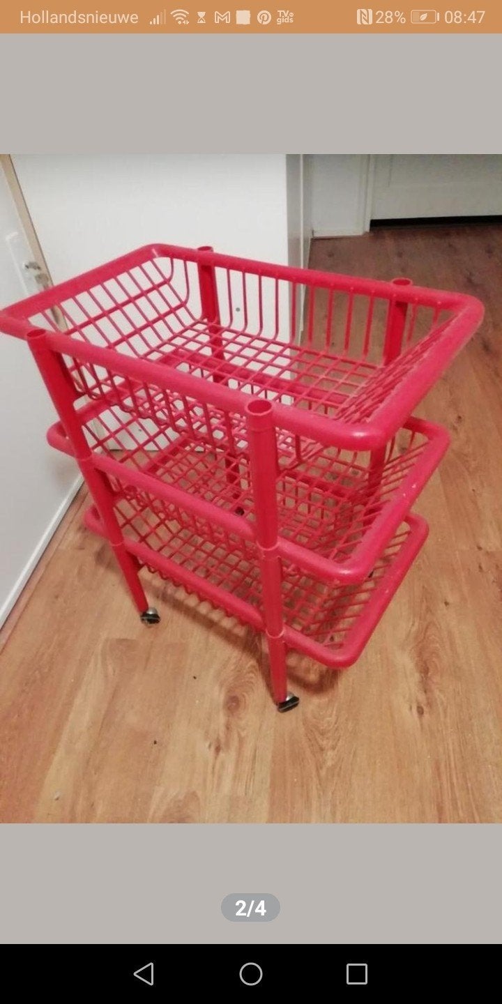 stapelmandje van Anna Castelli Ferieri ( Kartell), Ophalen, Vintage, Gebruikt, Kunststof