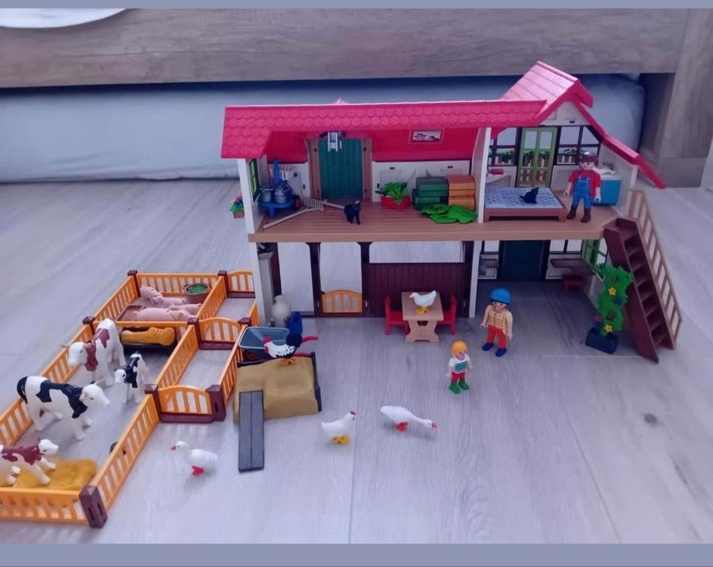 Playmobil boerderij MOET SNEL WEG!, Ophalen, Zo goed als nieuw, Complete set