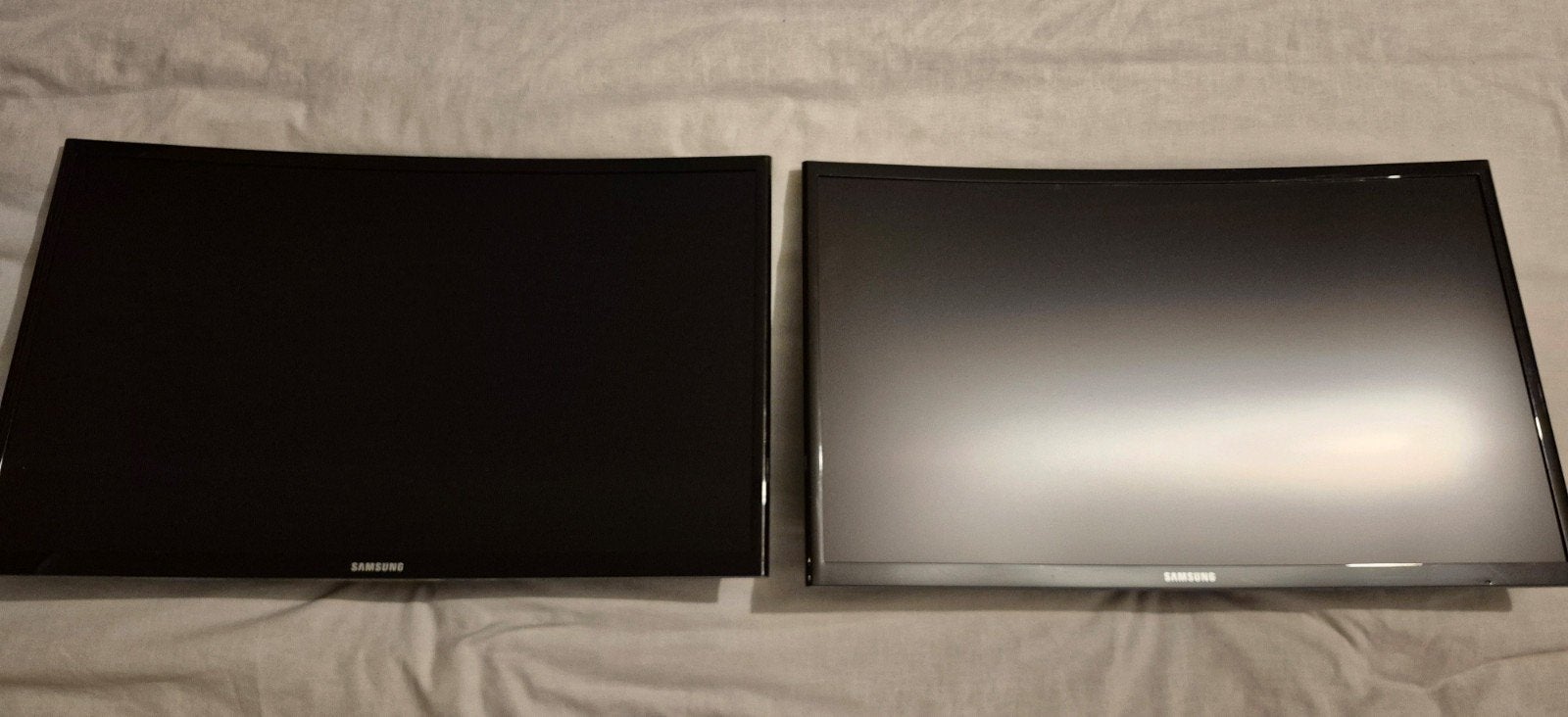 2x Samsung curved monitor C24F396FHR 24inch, 3 tot 5 ms, Curved, VA, Full HD
