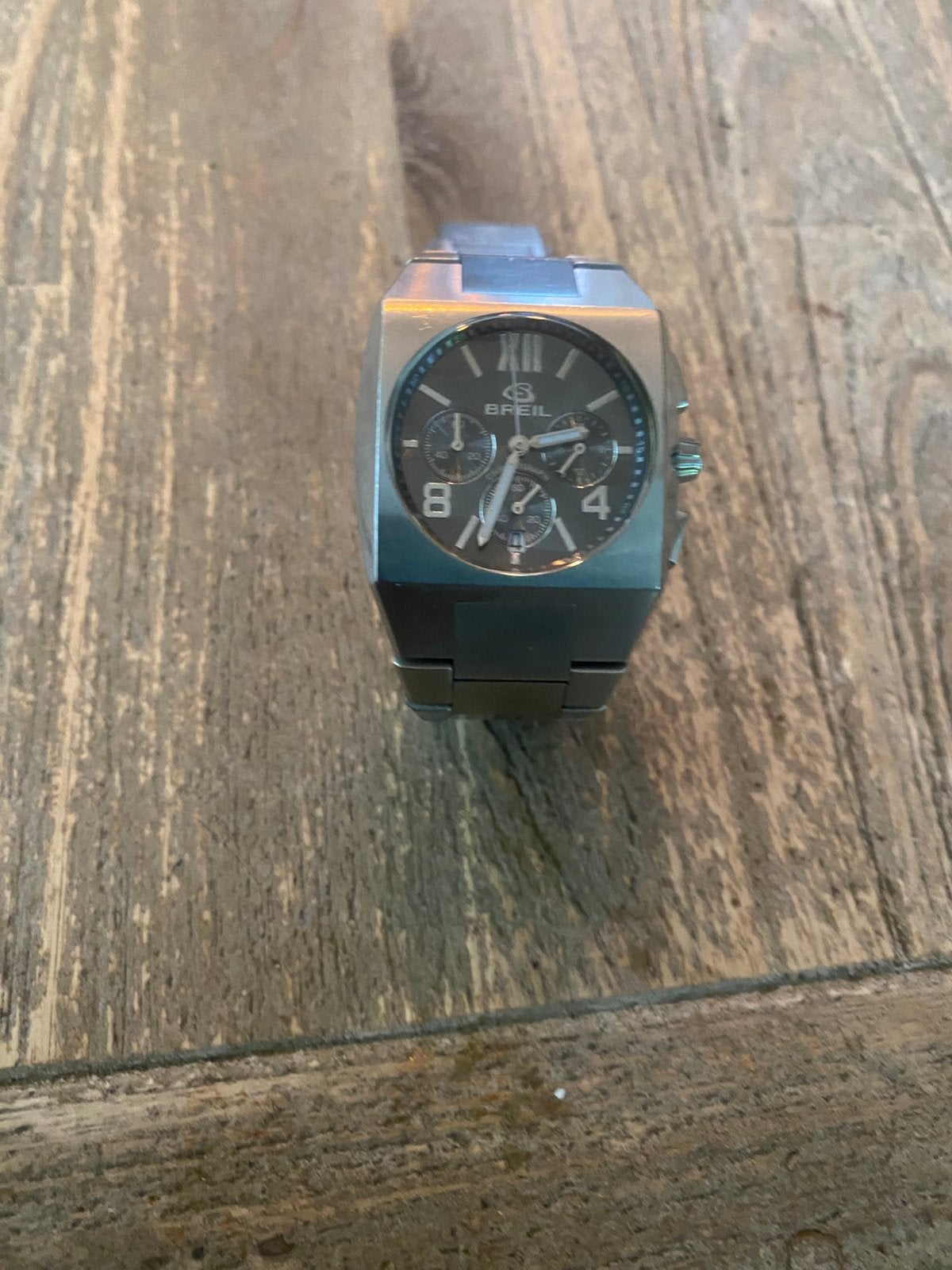 Origineel Breil heren horloge in mooie staat, Ophalen of Verzenden, Zo goed als nieuw, Leer, Overige merken