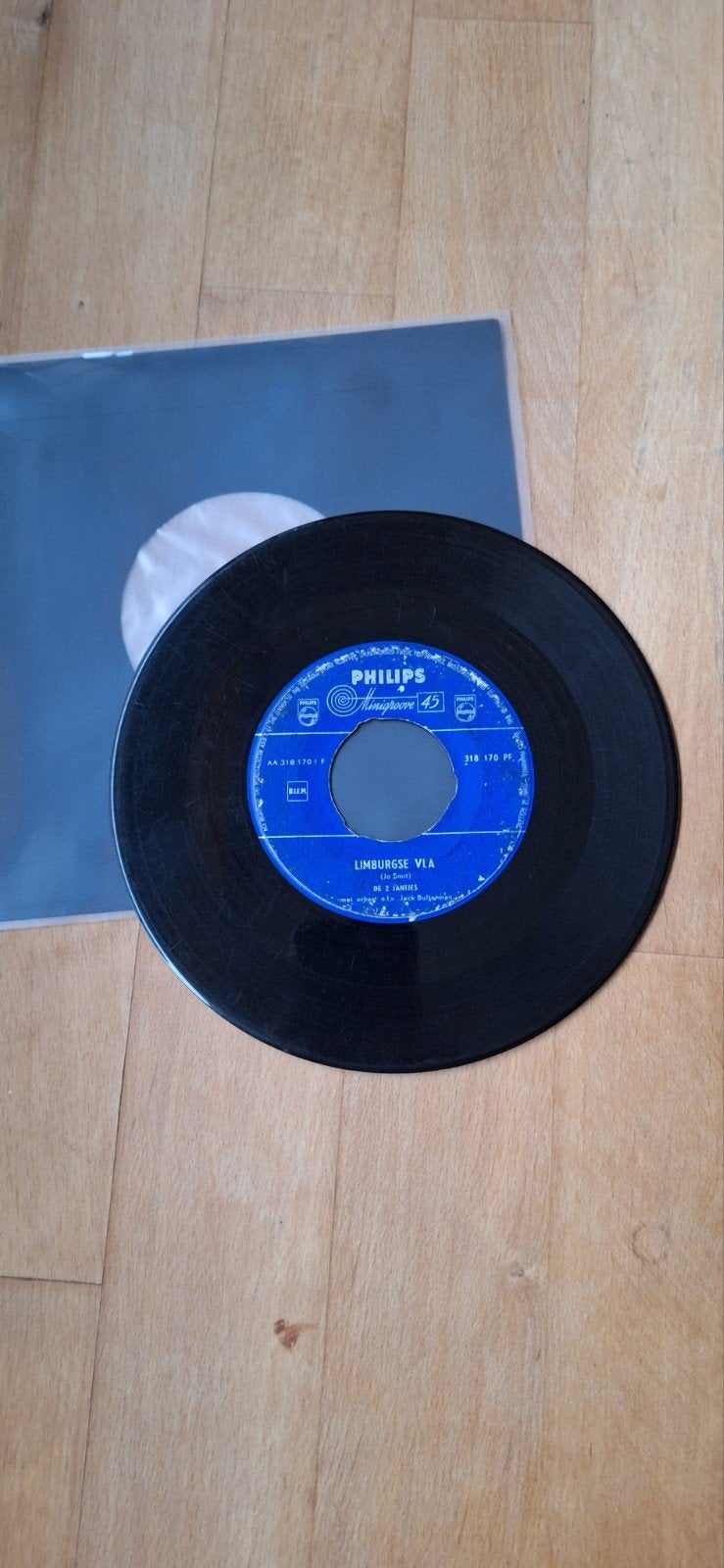 De 2 Jantjes - Limburgse Vla/Vaarwel, M'n Lief Klein Meisje, Gebruikt, 7 inch, Ophalen of Verzenden, EP