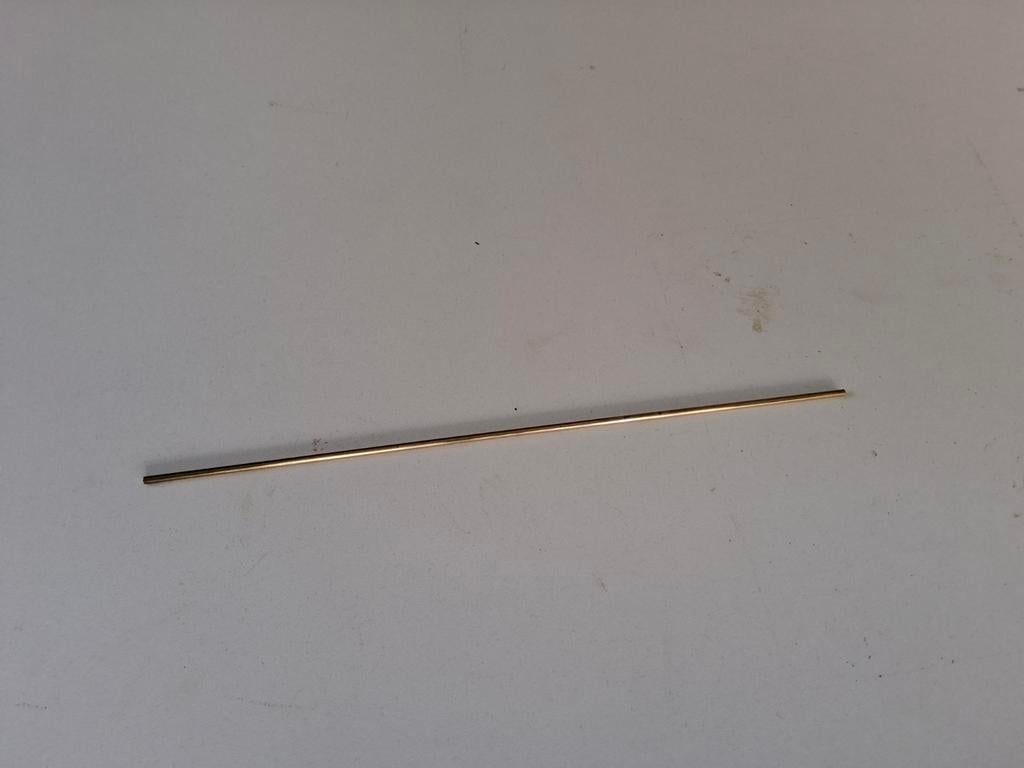 Messing staaf - rond 2 mm lengte 200 mm 10 euro per 10 stuks, Doe-het-zelf en Verbouw, Metalen, Verzenden, Nieuw, Koper of Messing