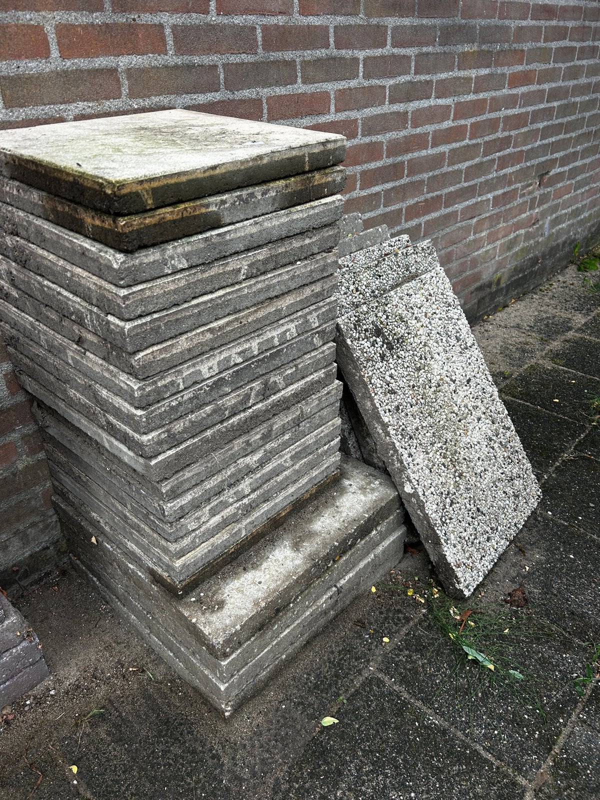Gebruikte terrastegels (beton), Ophalen, Gebruikt, 10 m² of meer, Beton