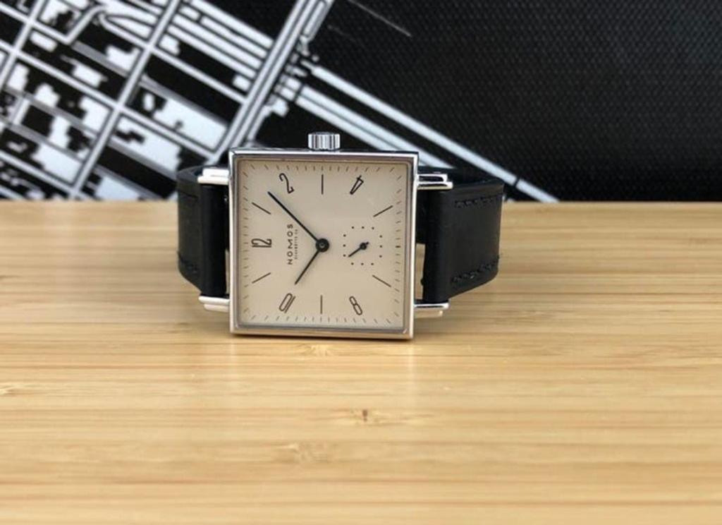 Nomos Glashutte Tetra Limited Edition EXPO 2000 30mm Horloge, Overige merken, Staal, Polshorloge, Ophalen of Verzenden
