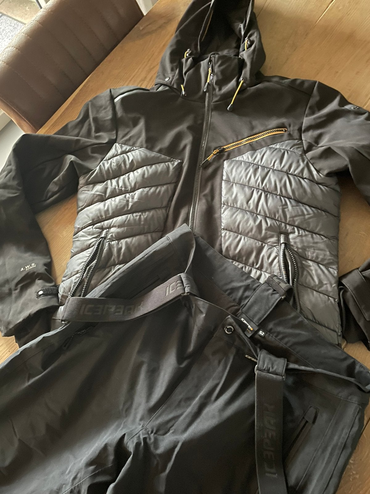 Icepeak ski-pak voor jongens te koop., Ophalen of Verzenden, Zo goed als nieuw, Zwart