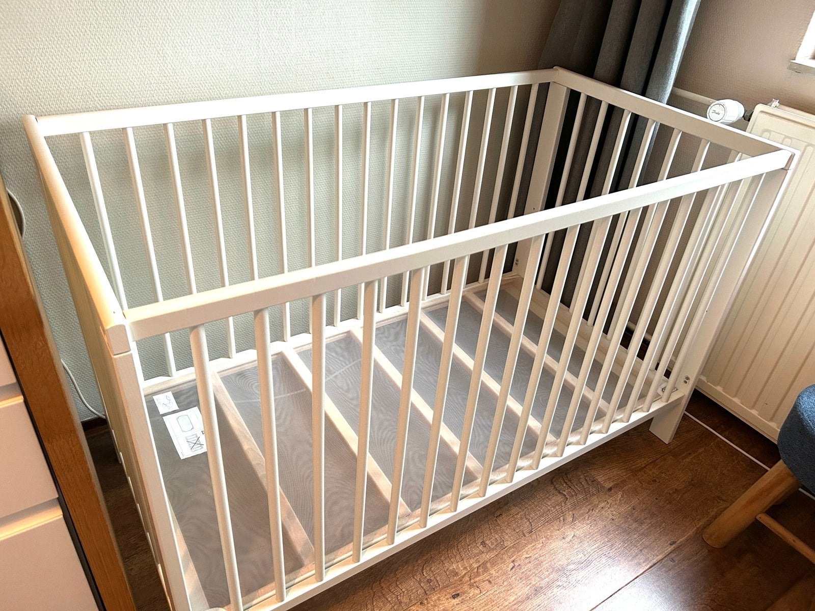 Kinderledikantje 60x120cm in prima staat., Ophalen, Zo goed als nieuw, Ledikant
