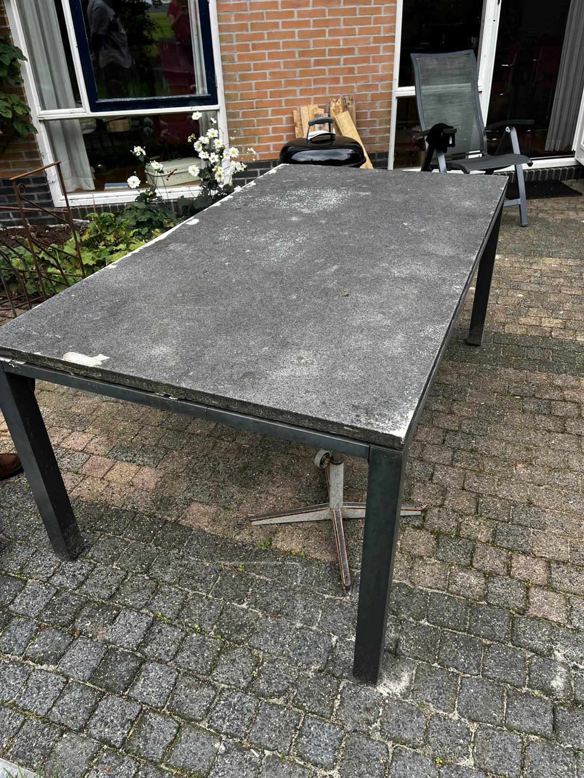 Tuintafel gratis af te halen, Tuin en Terras, Ophalen, Zo goed als nieuw, Rechthoekig, Hout