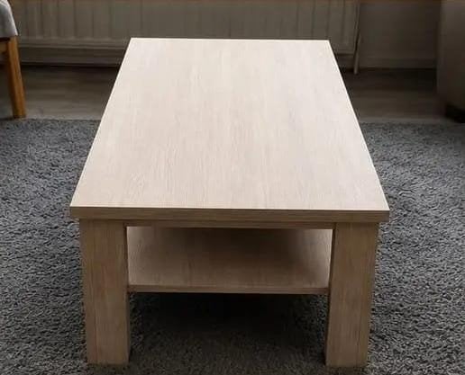 TV meubel en Salontafel - Licht hout, Huis en Inrichting, Kasten | Televisiemeubels, Ophalen of Verzenden, Zo goed als nieuw, Overige houtsoorten