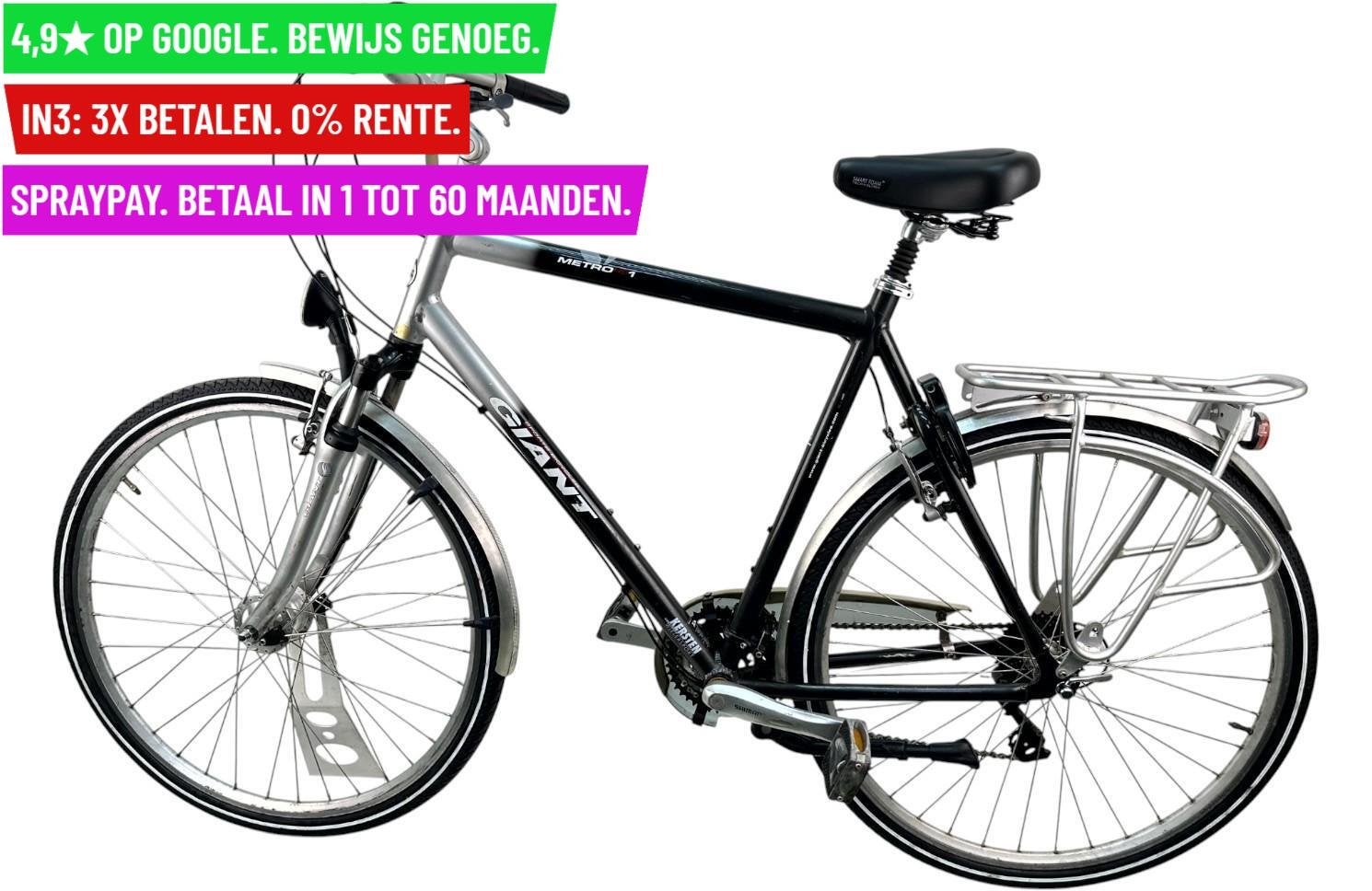 Herenfiets Giant Metro 28"/60cm/24ver - Garantie/Levering, 9713 Bv Groningen, Gebruikt, Giant, Giant