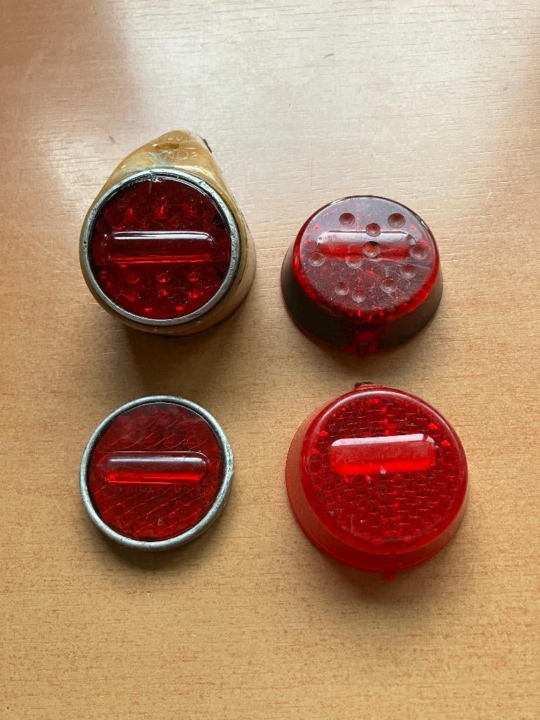 Oldtimer (brom)fiets verlichting kapjes DEDUS, Fietsen en Brommers, Brommeronderdelen | Oldtimers, Gebruikt, Puch, Overige typen