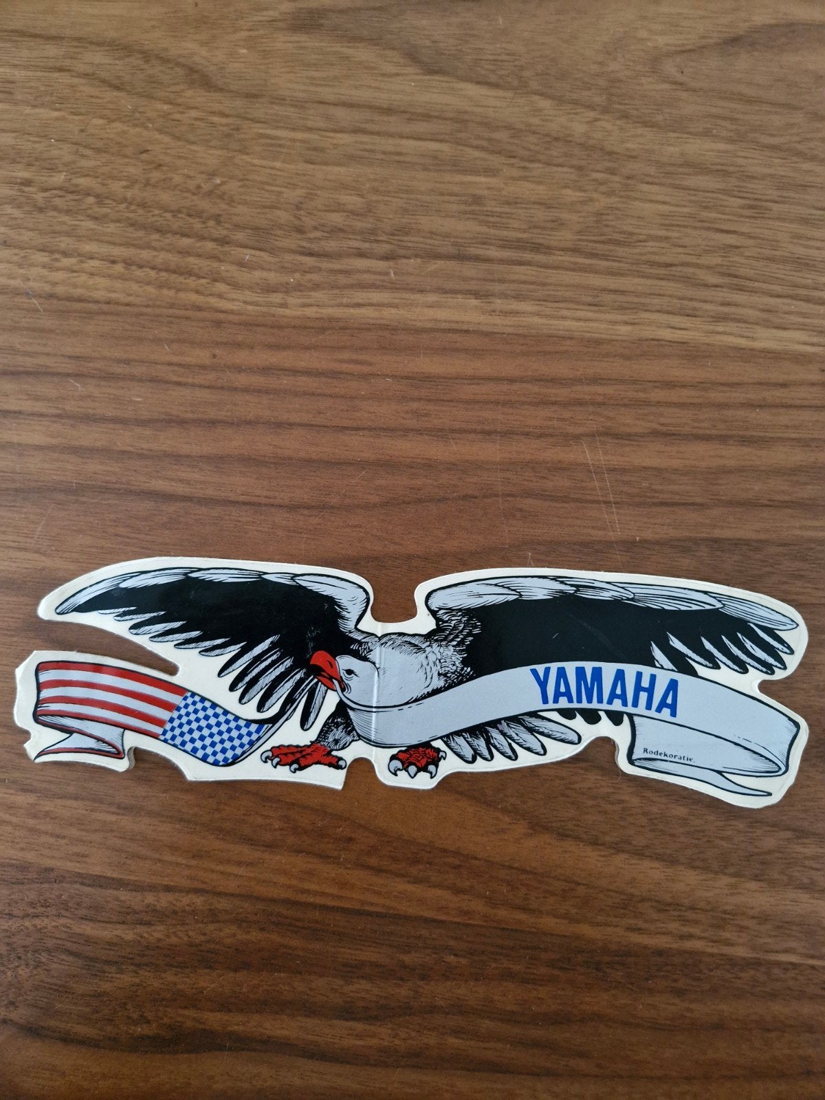 Vintage Yamaha Adelaar Sticker - 22 x 6 cm, Ophalen of Verzenden, Gebruikt, Sticker