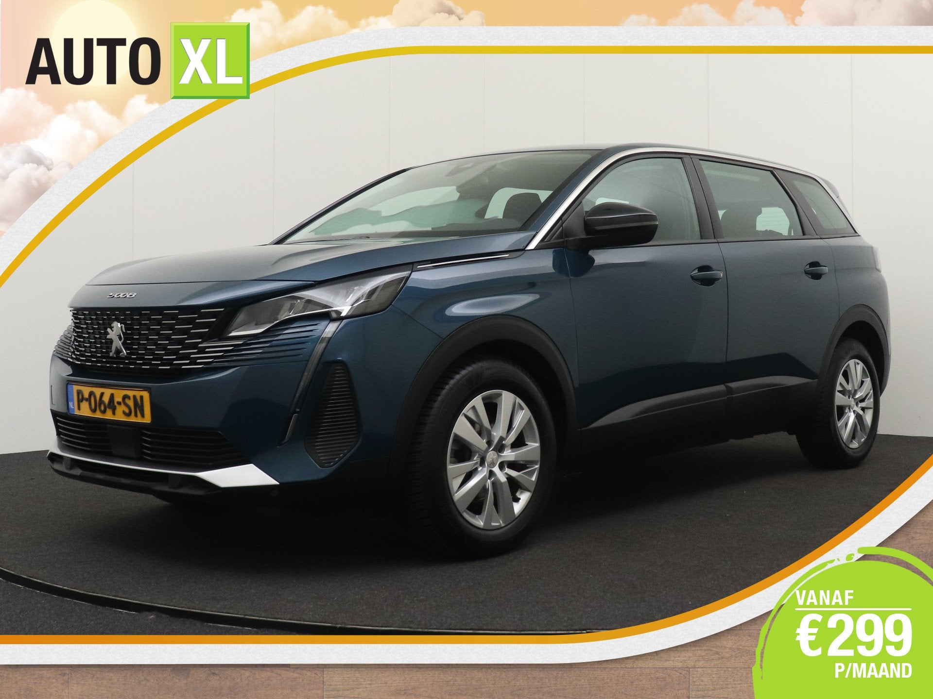 Peugeot 5008 1.2T 131 PK Aut Comfort Business Pack 7-Pers Ca, Auto's, Dealer onderhouden, Stof, Gebruikt, 1199 cc