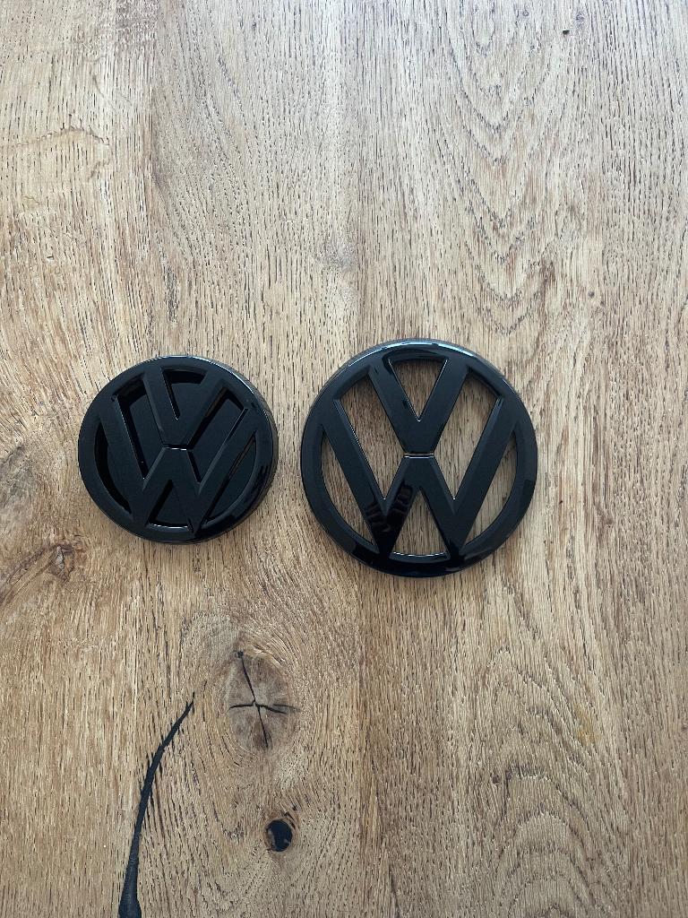 VW Golf 7 Embleem Glanzend Zwart - Nieuw, Ophalen of Verzenden