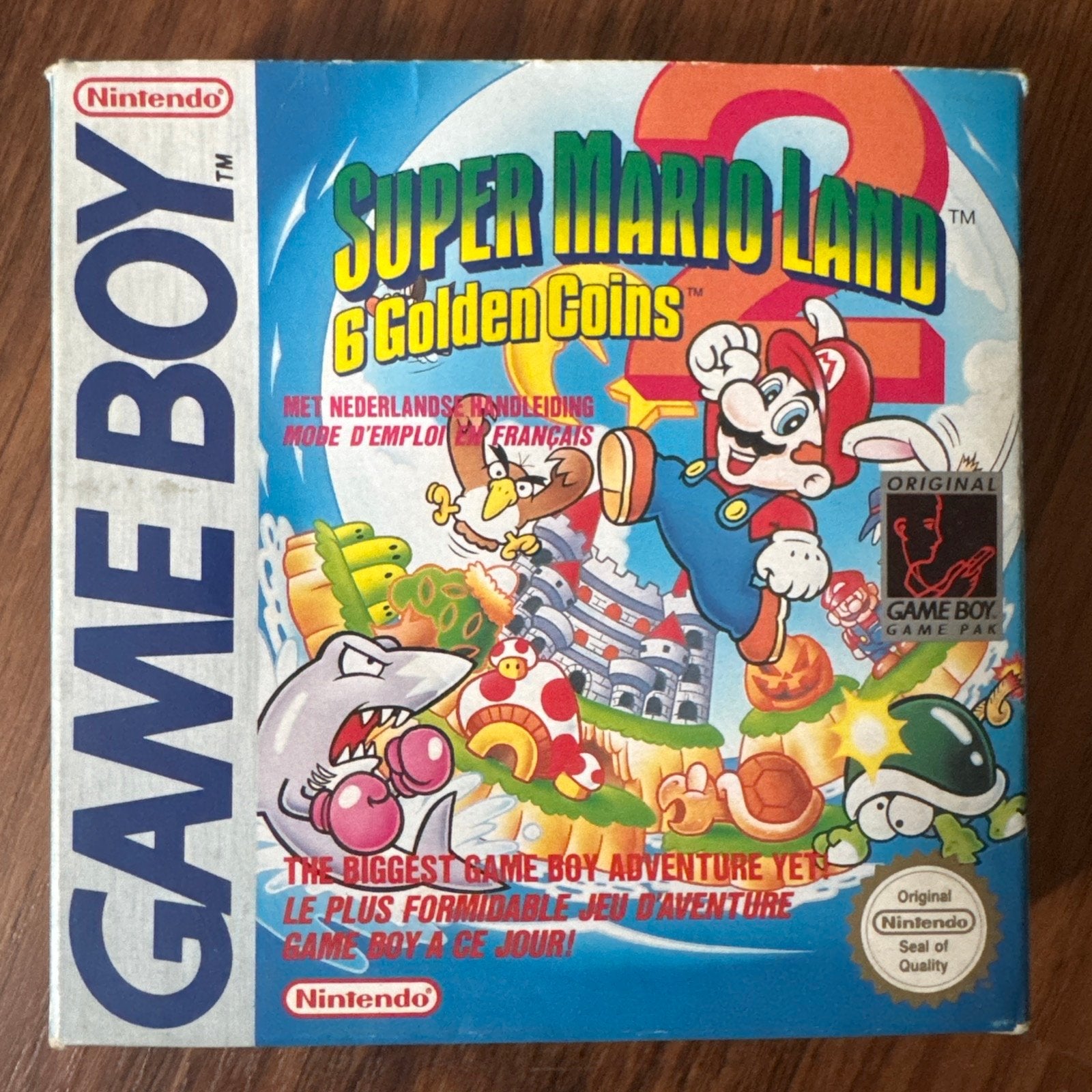 Super Mario Land 2: 6 Golden Coins - Game Boy (Compleet), 1 speler, Ophalen of Verzenden, Zo goed als nieuw, Vanaf 3 jaar