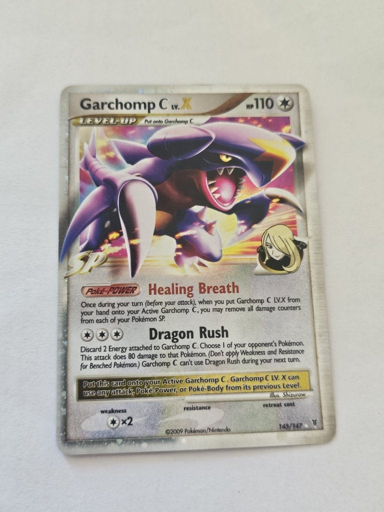 Garchaomp C lv.X 145/147 Ultra rare NM-, Ophalen of Verzenden, Zo goed als nieuw, Losse kaart, Foil