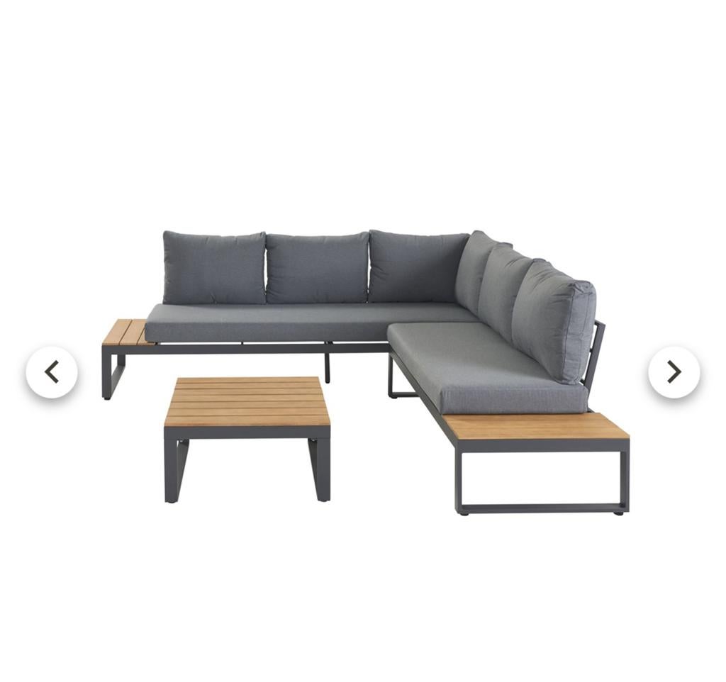 Lounge set buiten, Tuin en Terras, Tuinsets en Loungesets, Hout, Bank, Ophalen of Verzenden