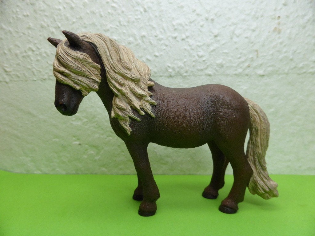 Schleich IJslander paard uit set 42363, dierfiguur, Verzenden, Gebruikt, Paard, Beeldje of Figuurtje