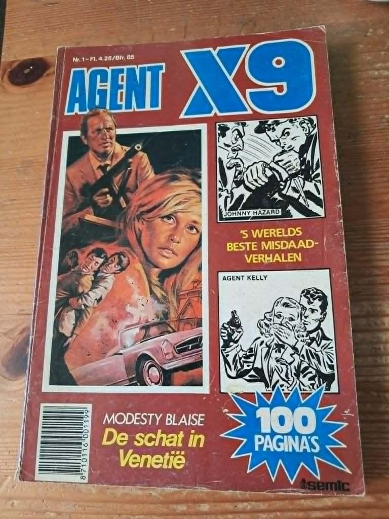 Agent x9, Boeken, Europa, Semic Press, Meerdere comics, Ophalen