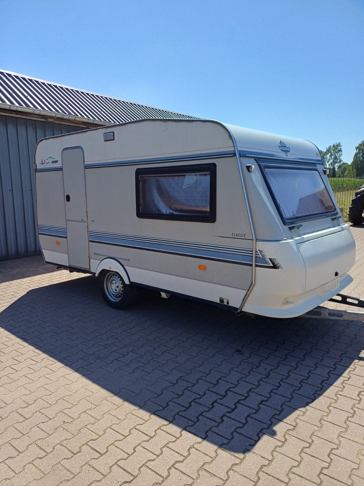 hobby 400 caravan van 1994, Hobby, Tot en met 2, Dwarsbed, Particulier