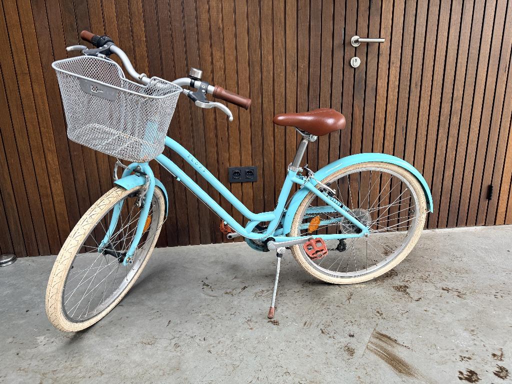 In prijs verlaagd! B-Twin stadsfiets, Ophalen, Terugtraprem, Versnellingen, Gebruikt