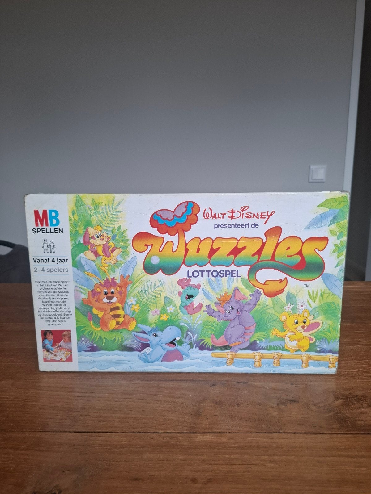 Walt Disney Wuzzles Lottospel - MB Spellen, Drie of vier spelers, Ophalen of Verzenden, Gebruikt, MB Spellen