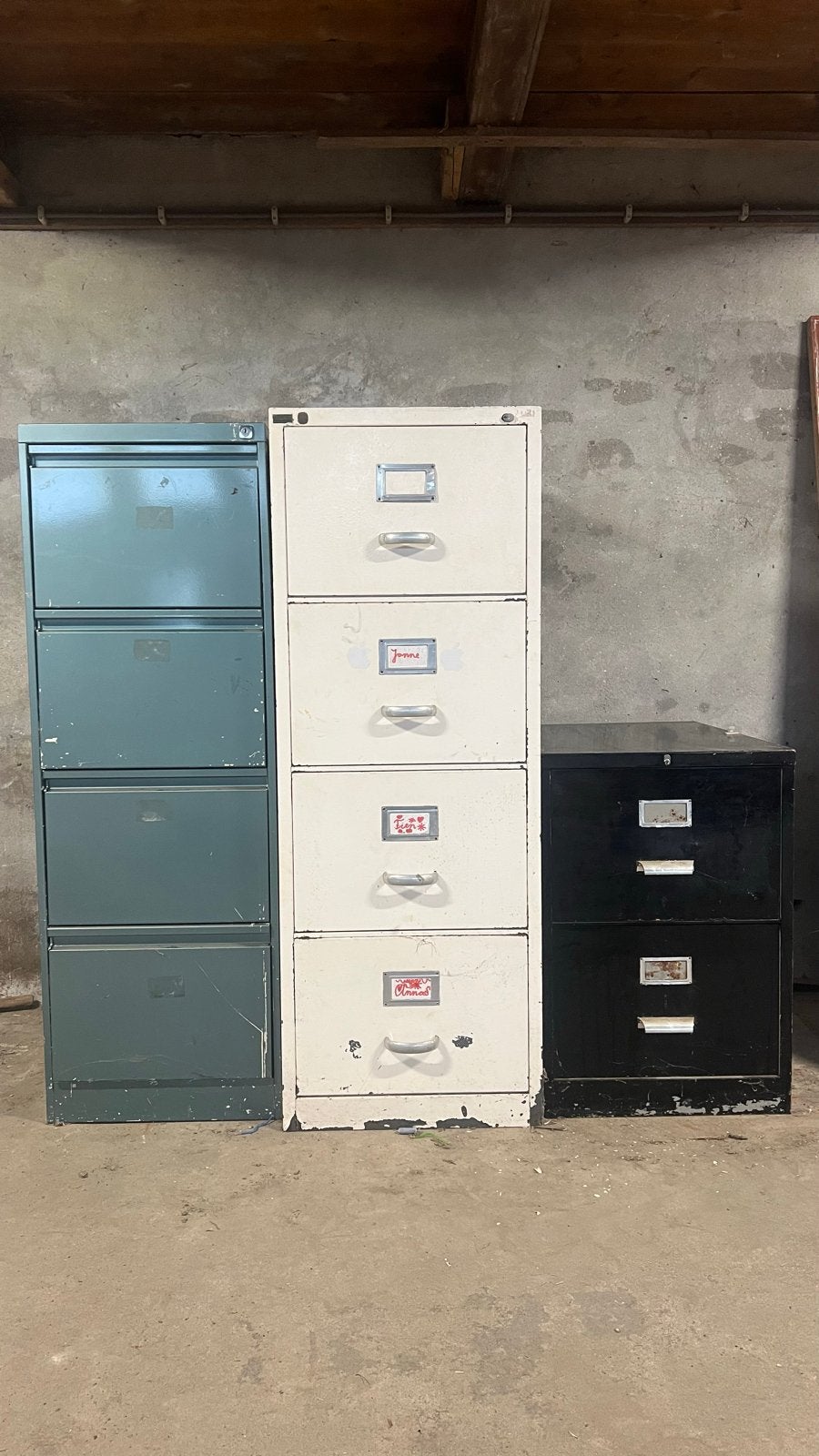Vintage / Retro metalen archiefkasten, Huis en Inrichting, Ophalen, Gebruikt, 100 tot 150 cm, Meerdere deuren