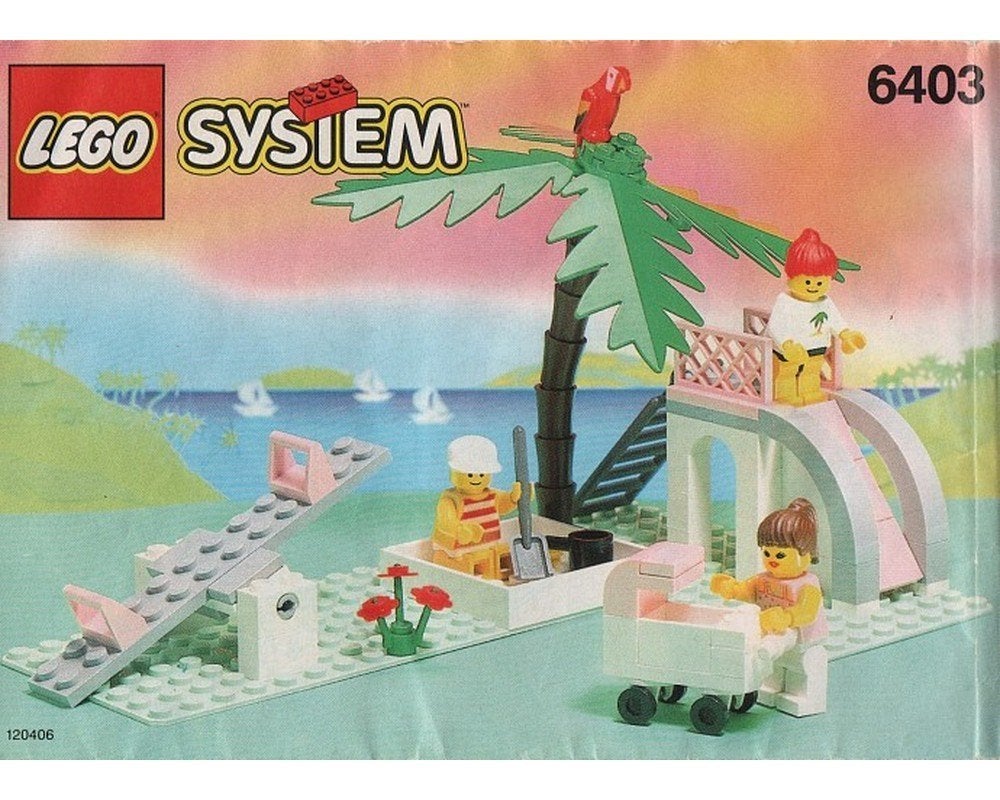 Lego Classic Town Paradisia Set 6403 - Paradise Playground, Ophalen of Verzenden, Gebruikt, Complete set, Lego