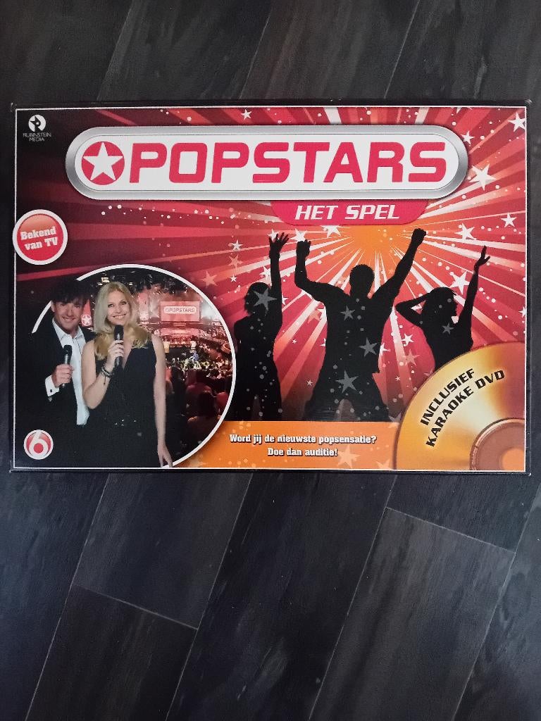 Spel Popstars, Hobby en Vrije tijd, Gezelschapsspellen | Bordspellen, Ophalen, Zo goed als nieuw