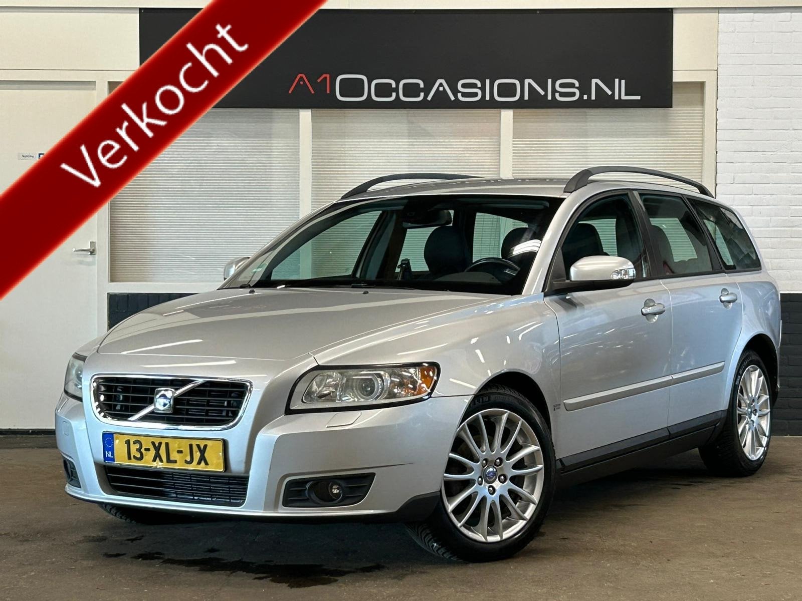 Volvo V50 1.8F Edition I (bj 2007), Auto's, Voorwielaandrijving, Stof, Zwart, 126 pk