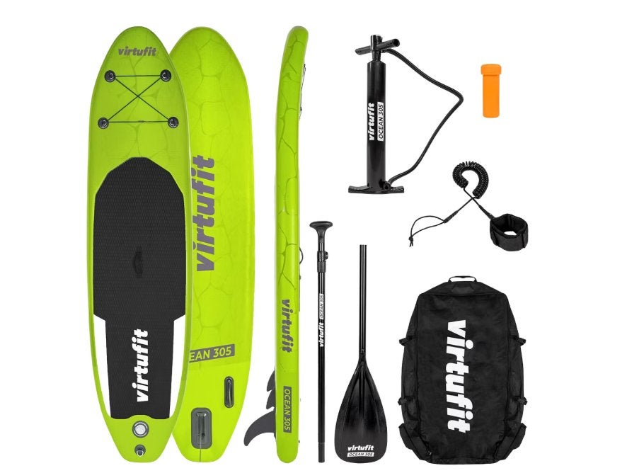 Supboard - Met accessoires en draagtas kleur groen, Ophalen, Nieuw, SUP-boards