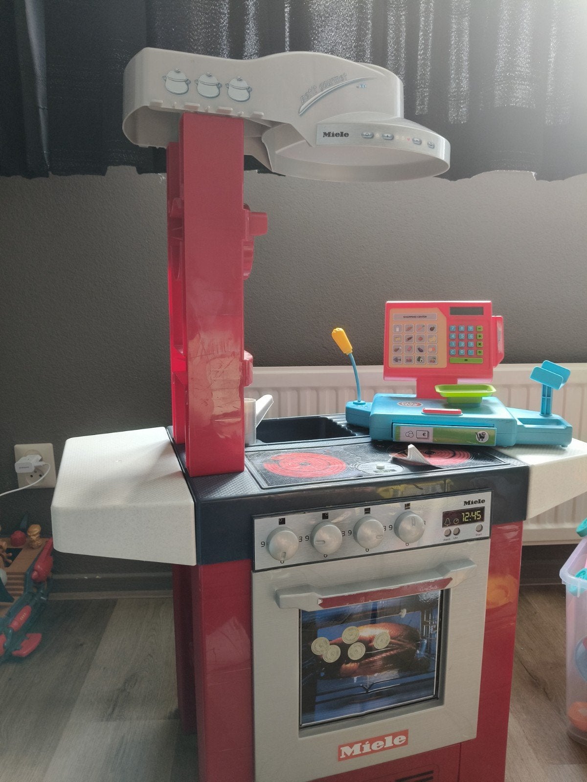 speelkeuken met accessoires en winkel accessoires, Ophalen, Gebruikt, Kunststof, Speelkeuken