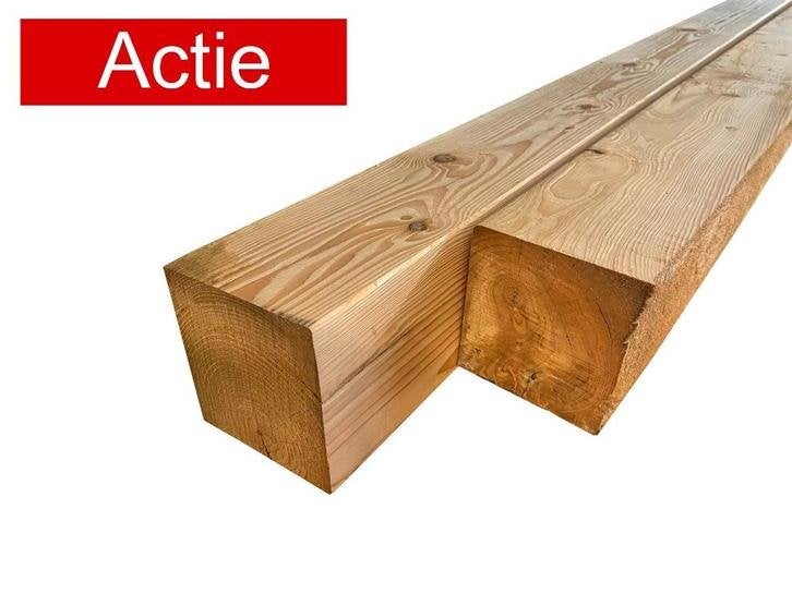 Lariks palen | Balken | Tuinhout | Overkapping | OUTLET, Ophalen, Nieuw, 250 cm of meer, Palen