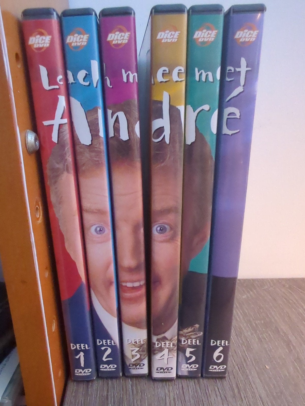 Lach mee met André - Complete DVD Box (Deel 1-6), Alle leeftijden, Nederlands, Zo goed als nieuw, Cabaret