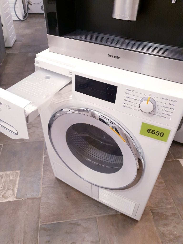 miele warmptepomp droger T1 9kg A+++ inc 6 mnd garantie, Witgoed en Apparatuur, Ophalen, Minder dan 85 cm, Overige typen, 8 tot 10 kg