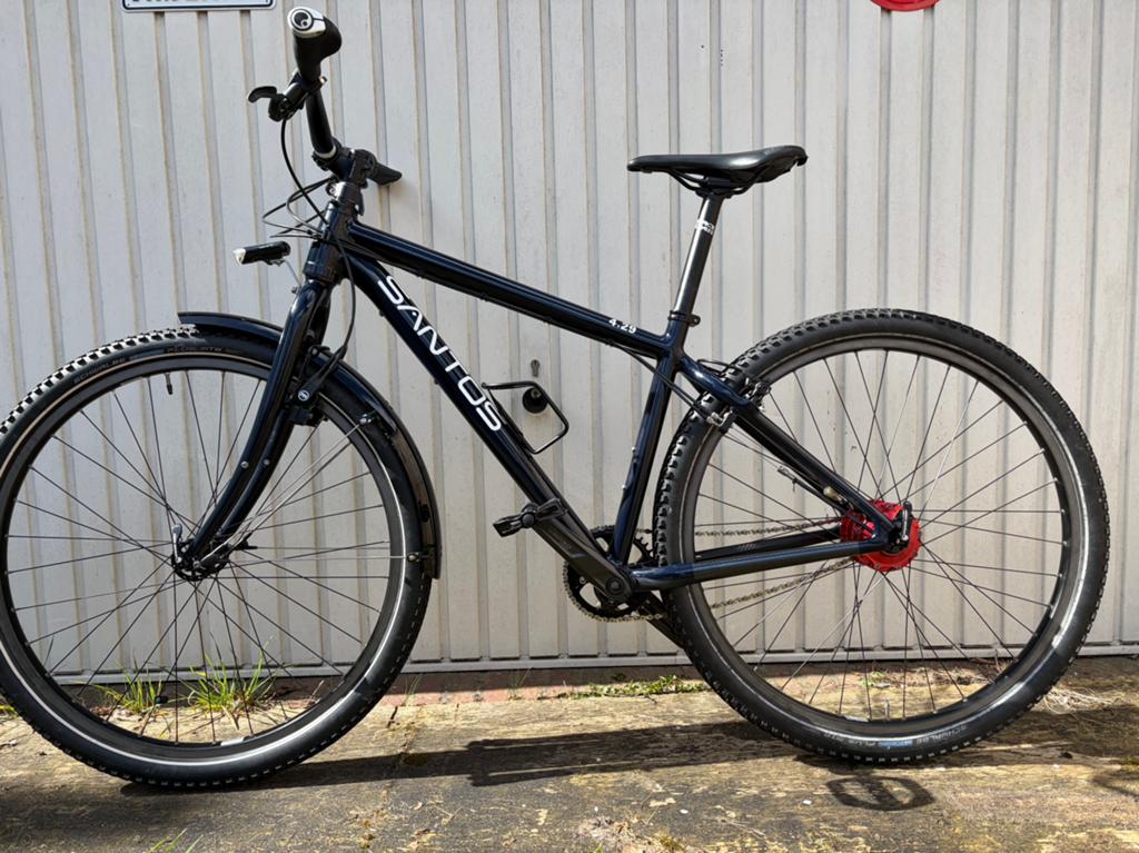 Santos 4.29 rohloff maat M, Fietsen en Brommers, Velgrem, 45 tot 49 cm, Zo goed als nieuw, Ophalen