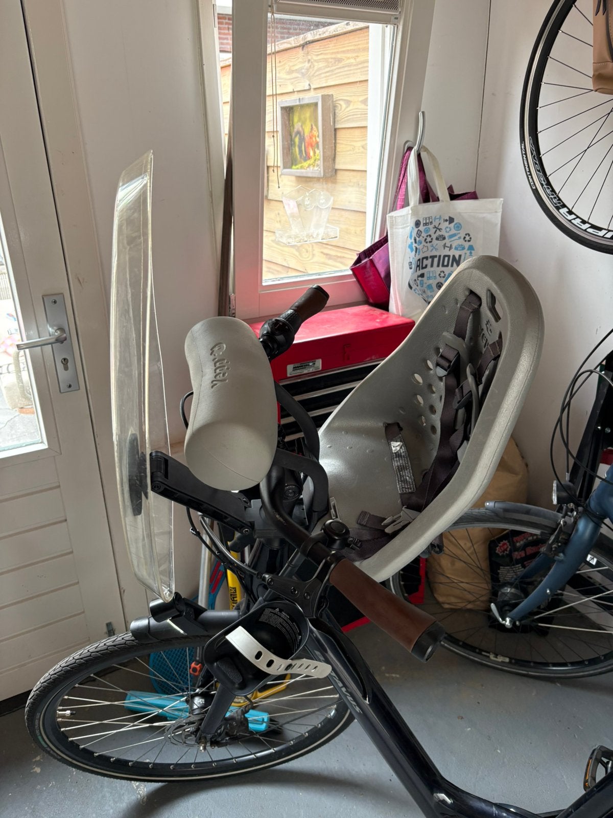 Yepp voorzitje compleet, Ophalen, 0 t/m 18 kg, Voorzitje, Gebruikt
