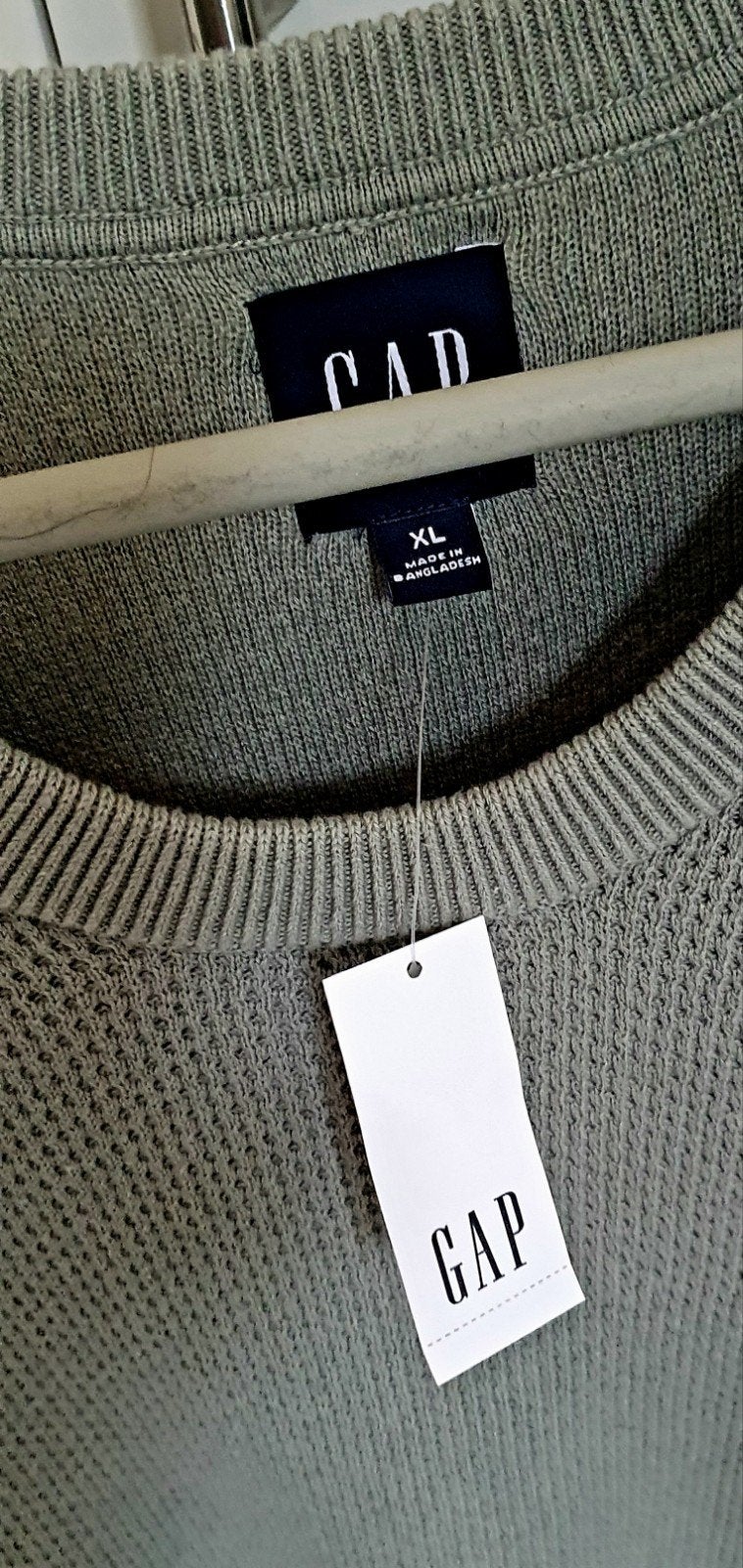 GAP Trui XL Nieuw met label uit New York, GAP, Ophalen of Verzenden, Groen, Maat 56/58 (XL)