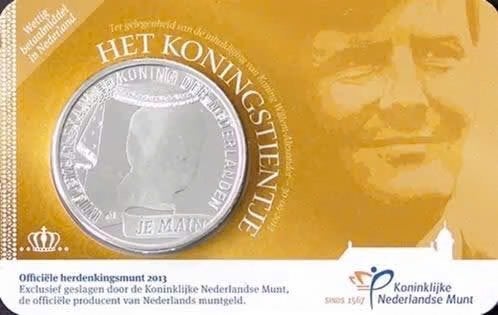 coincard Koningstientje 2013, Postzegels en Munten, Ophalen of Verzenden, Koningin Beatrix, Euro's, Losse munt
