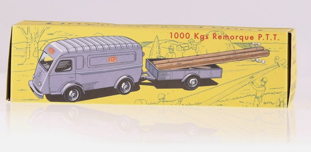 Renault 1000 kgs PTT telefoonpalen 1/43 CIJ NOREV 3/60/TO, Verzenden, Nieuw, Bus of Vrachtwagen, Norev