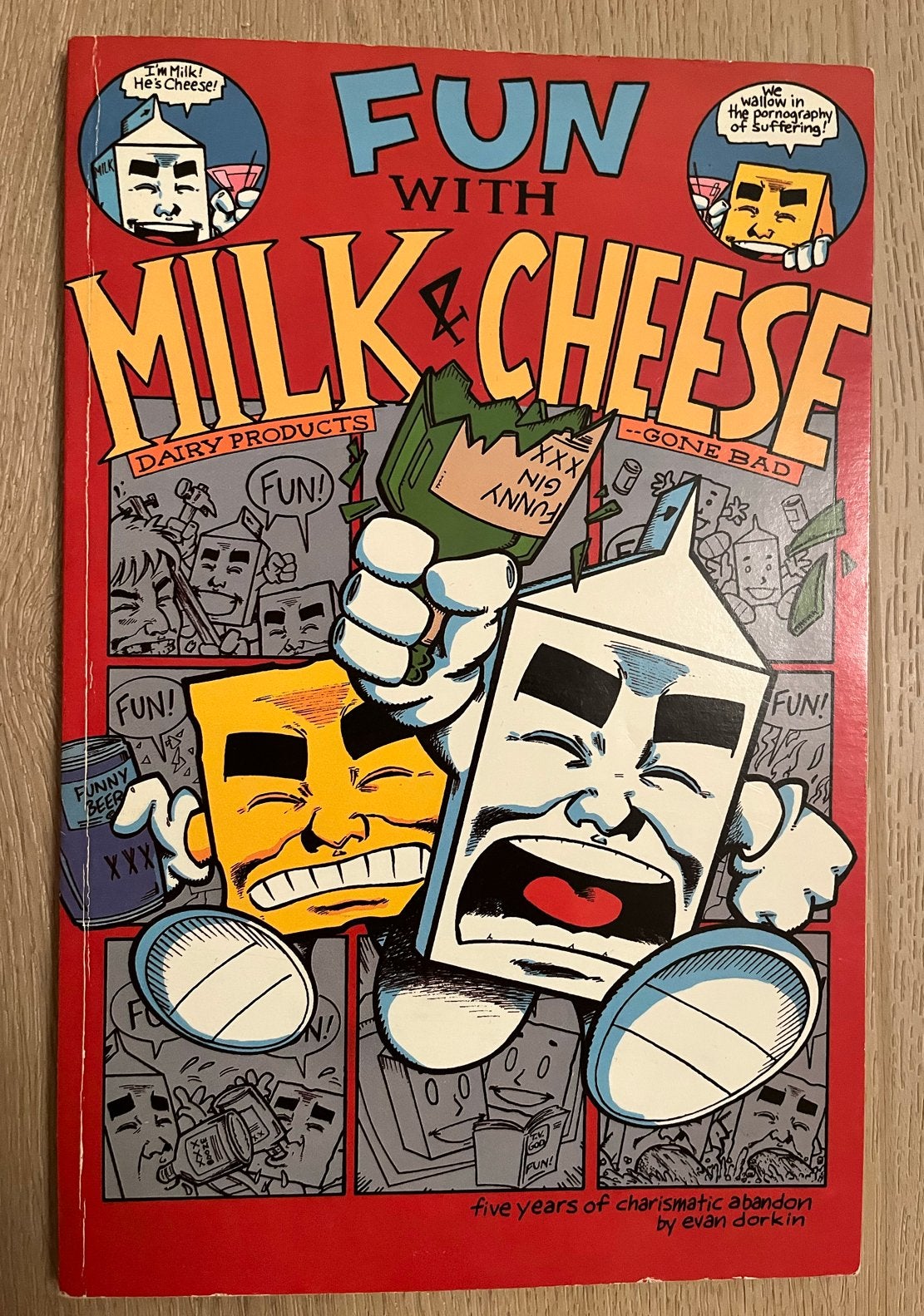 Fun With Milk & Cheese - Evan Dorkin Comic, Eén comic, Ophalen of Verzenden, Gelezen, Amerika