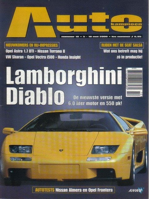 Autokampioen 10 2000 : Opel Vectra i500 / 1.8 DTI - Frontera, Ophalen of Verzenden, Gelezen, Algemeen