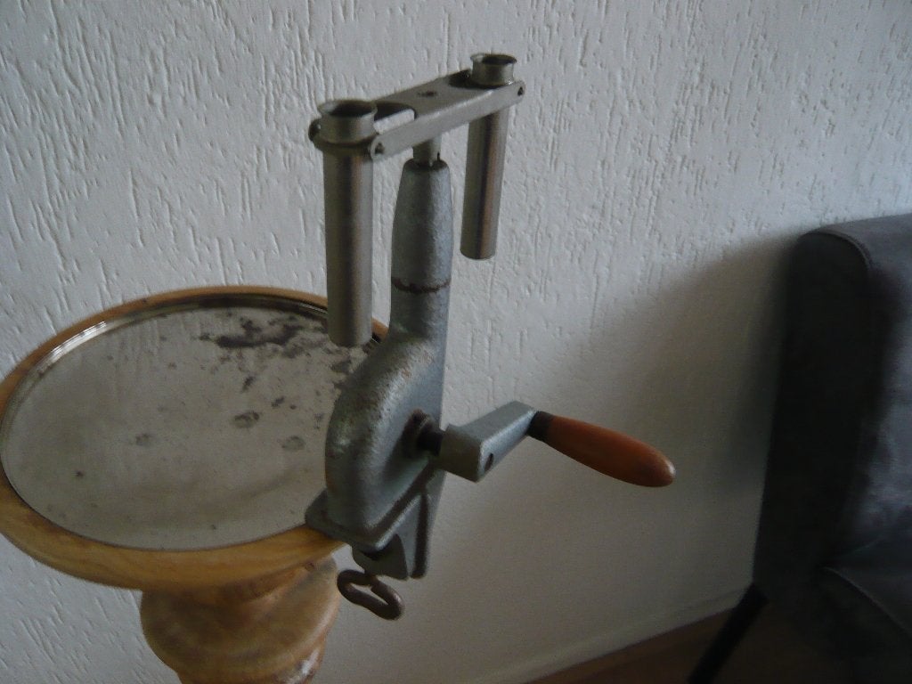 jaren 60 laboratorium centrifuge met tafelklem, Antiek en Kunst, Ophalen of Verzenden