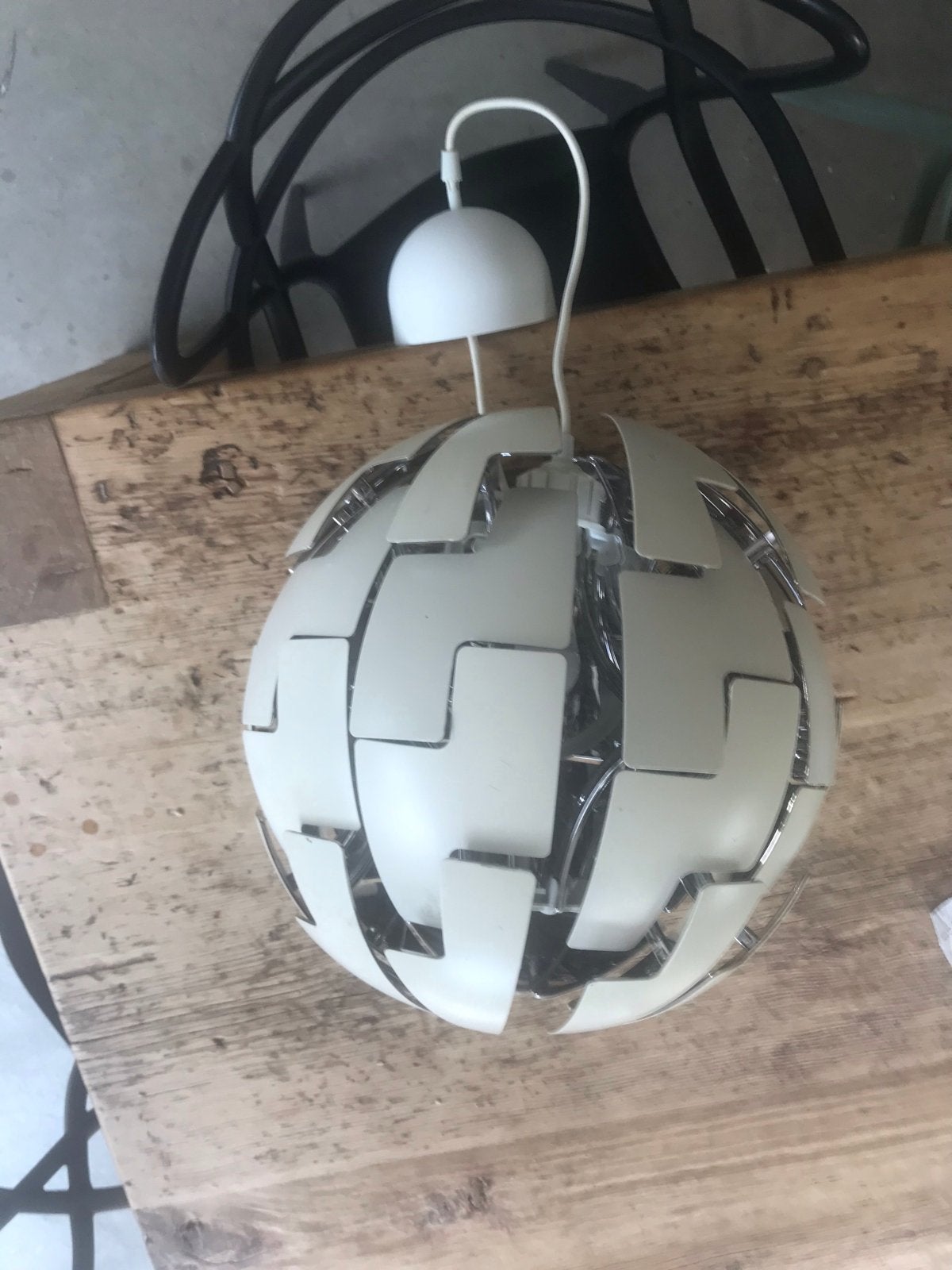 IKEA PS 2014 Hanglamp, wit, 35 cm, Ophalen, Zo goed als nieuw, Kunststof, E27 (groot)