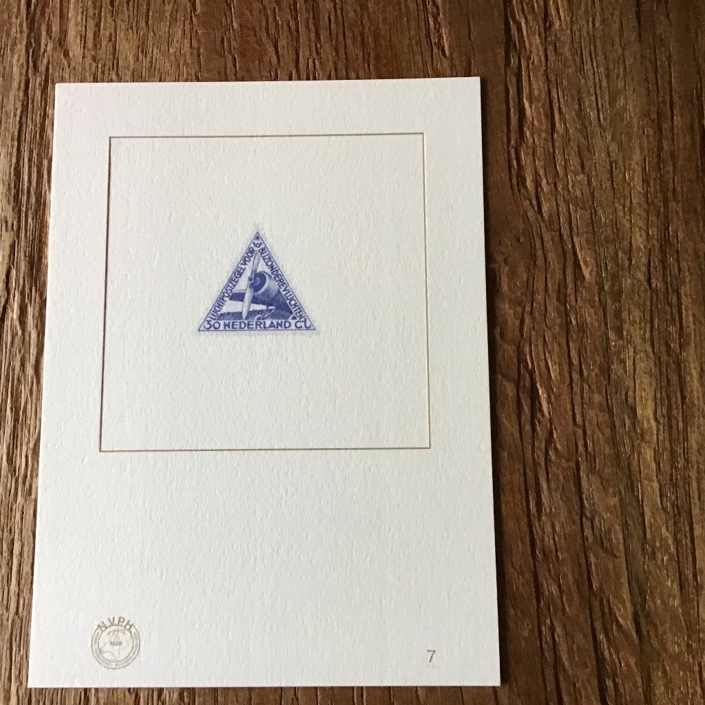 Blauwdruk 7, Ophalen of Verzenden, Postfris