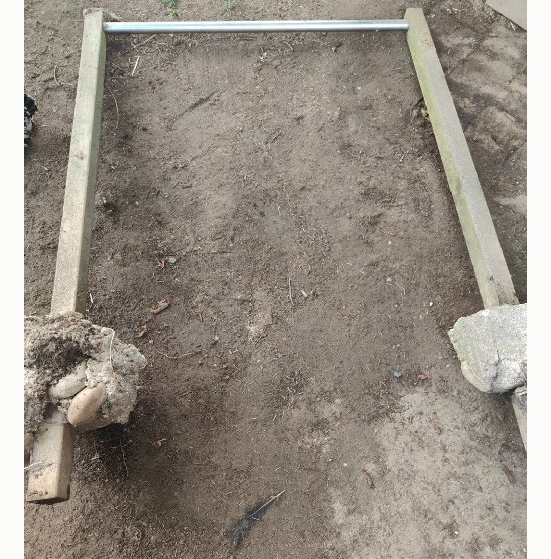Stevig houten duikelrek / rekstok voor buiten, Ophalen of Verzenden