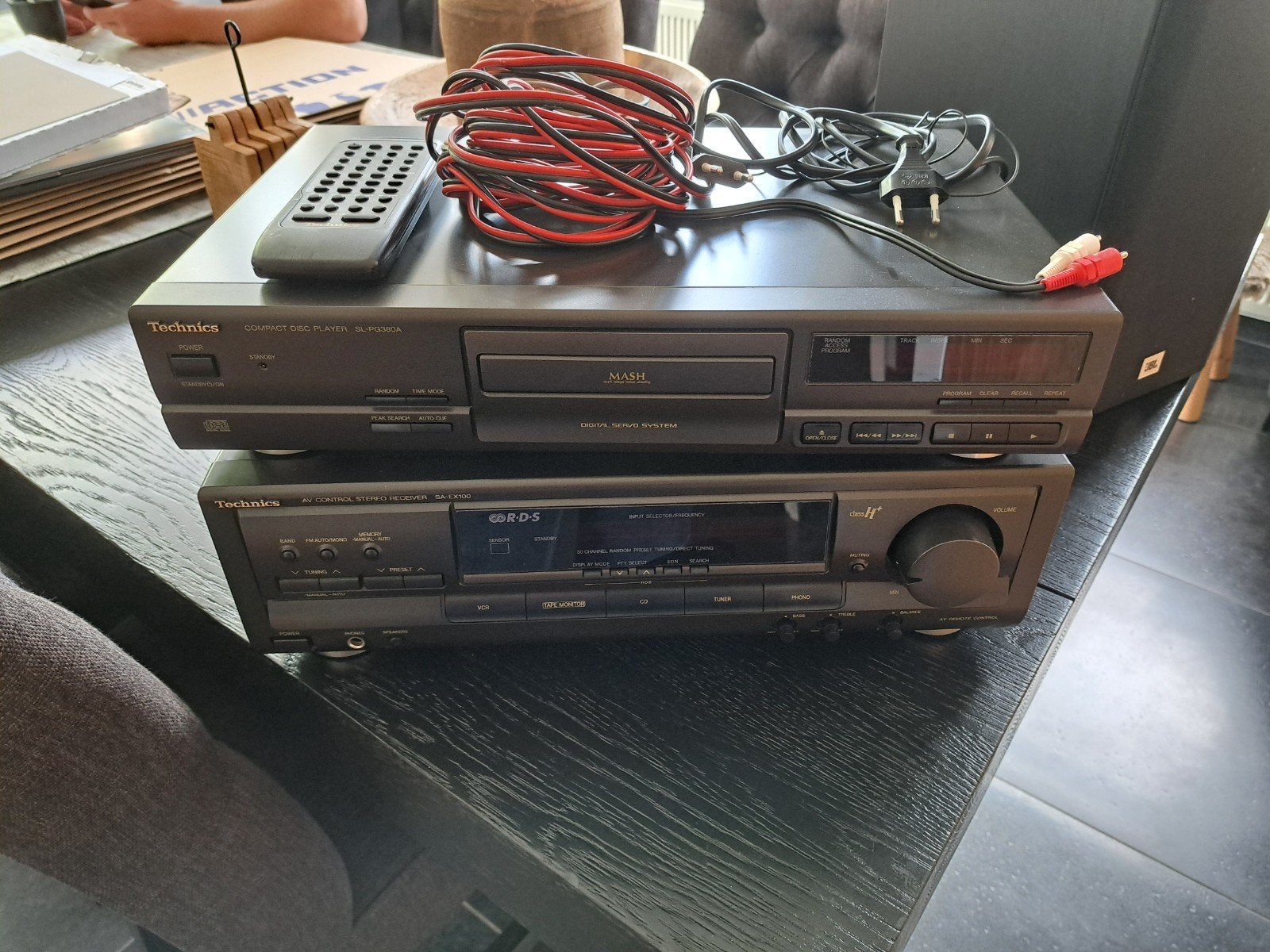 Technics Stereo Toren met CD, Radio en JBL TLX300 Speakers, Audio, Tv en Foto, Stereo-sets, Ophalen of Verzenden, Zo goed als nieuw