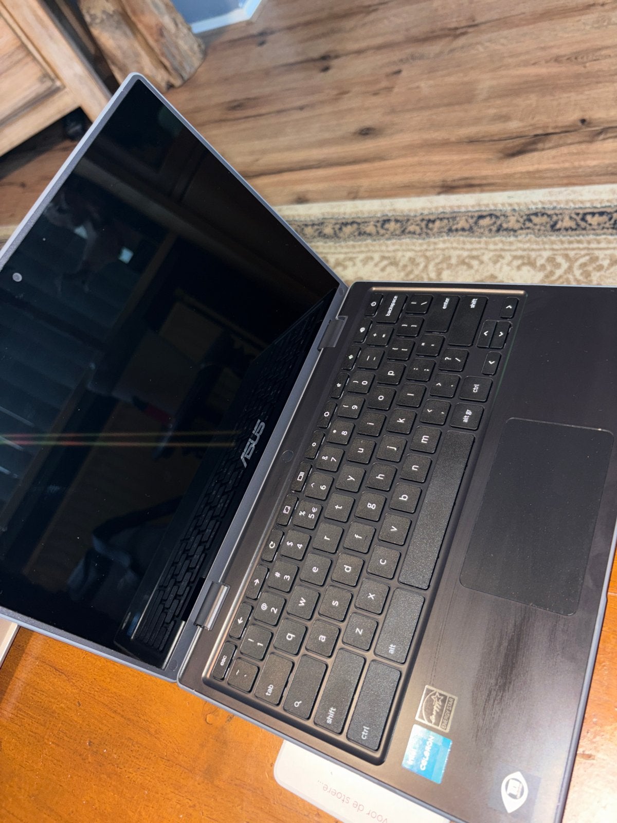 ASUS Chromebook Cr1100ck Laptop met touchscreen, Ophalen, 4 GB of minder, 13 inch, Qwerty