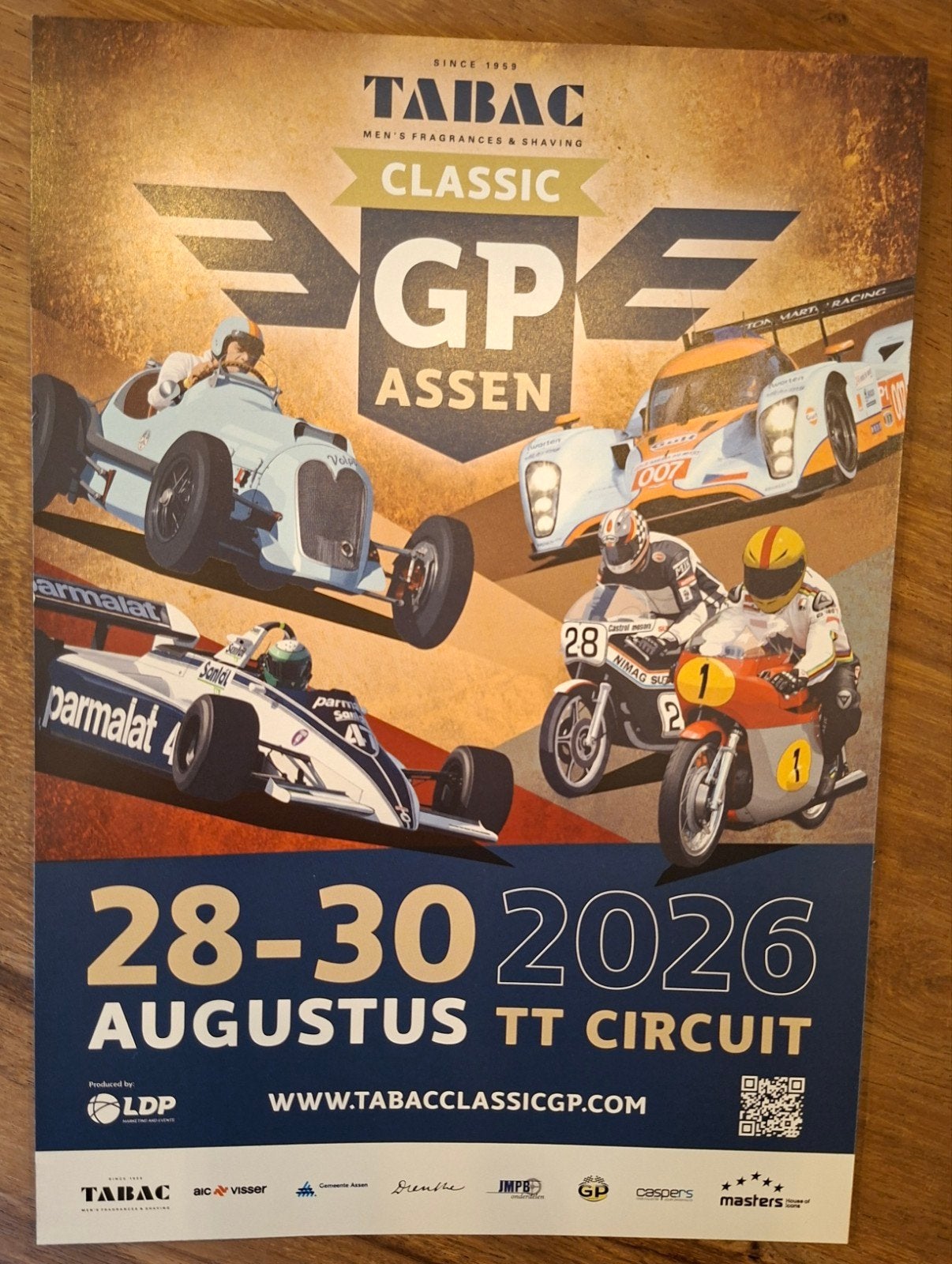 2x toegangskaart Tabac Classic GP Assen zondag 30-aug, Twee personen