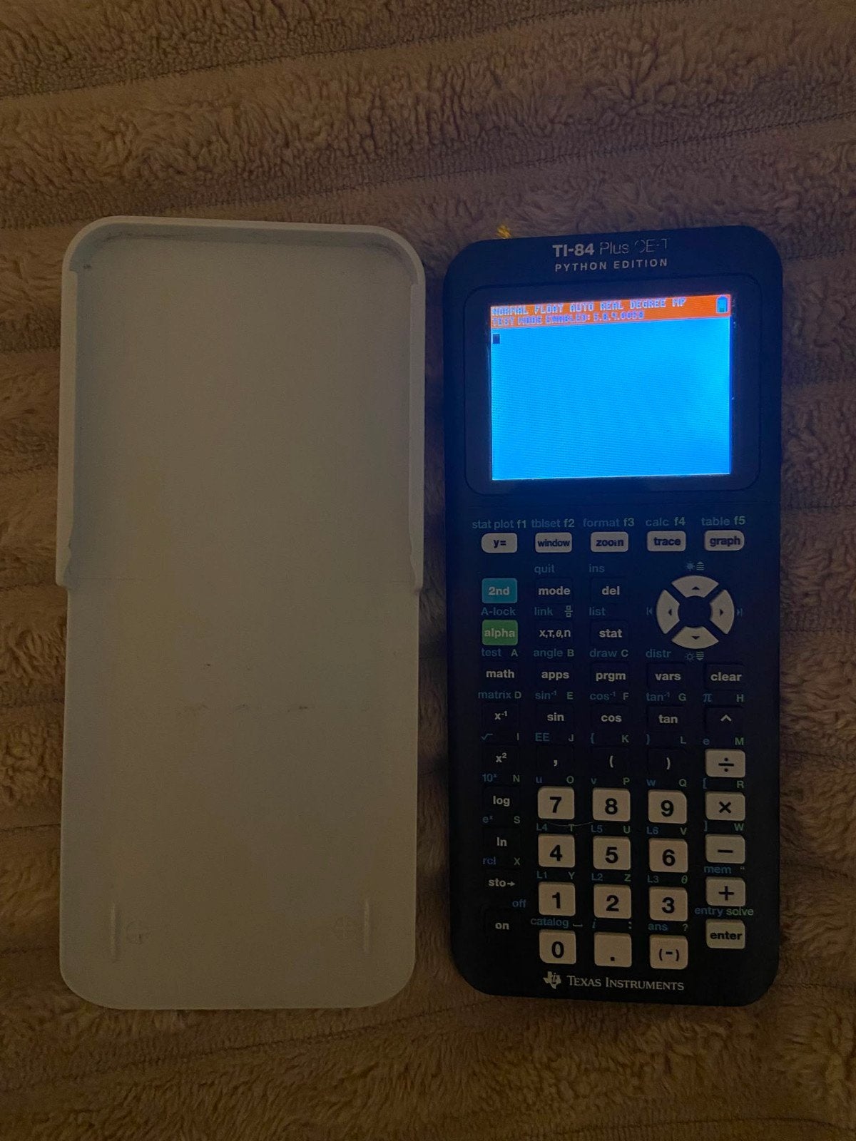 Texas Instruments TI84 Plus CE Python Edition, Ophalen of Verzenden, Grafische rekenmachine, Gebruikt